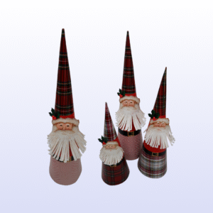 Santa Claus Paper Mache Cone
