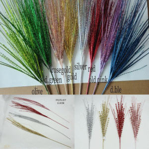 CHRISTMAS GLITTERED PICKS (Straight Designs)