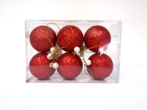CHRISTMAS BALLL GLITTERED
