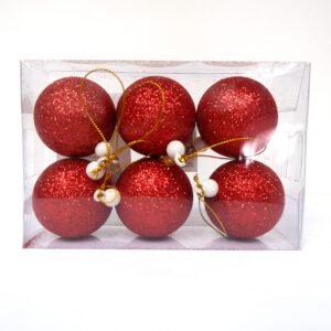 CHRISTMAS BALLL GLITTERED