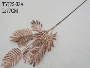 CHRISTMAS GLITTERED PICKS (Leaves Designs)