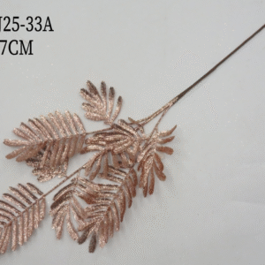 CHRISTMAS GLITTERED PICKS (Leaves Designs)