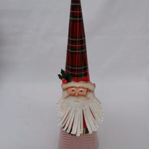 Santa Claus Paper Mache Cone