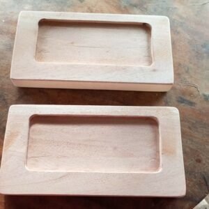 Wooden rect. Candle Organizer | 20×10 cm | 15×10 cm