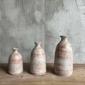 Terra Cotta Vases Natural Distressed