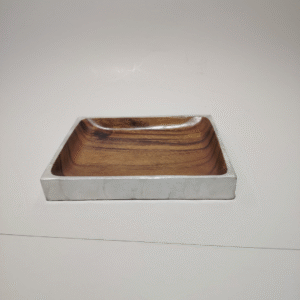 WD26002 Capiz Wooden Rectangle Tray